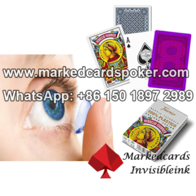 infrared contact lenses for marked cards